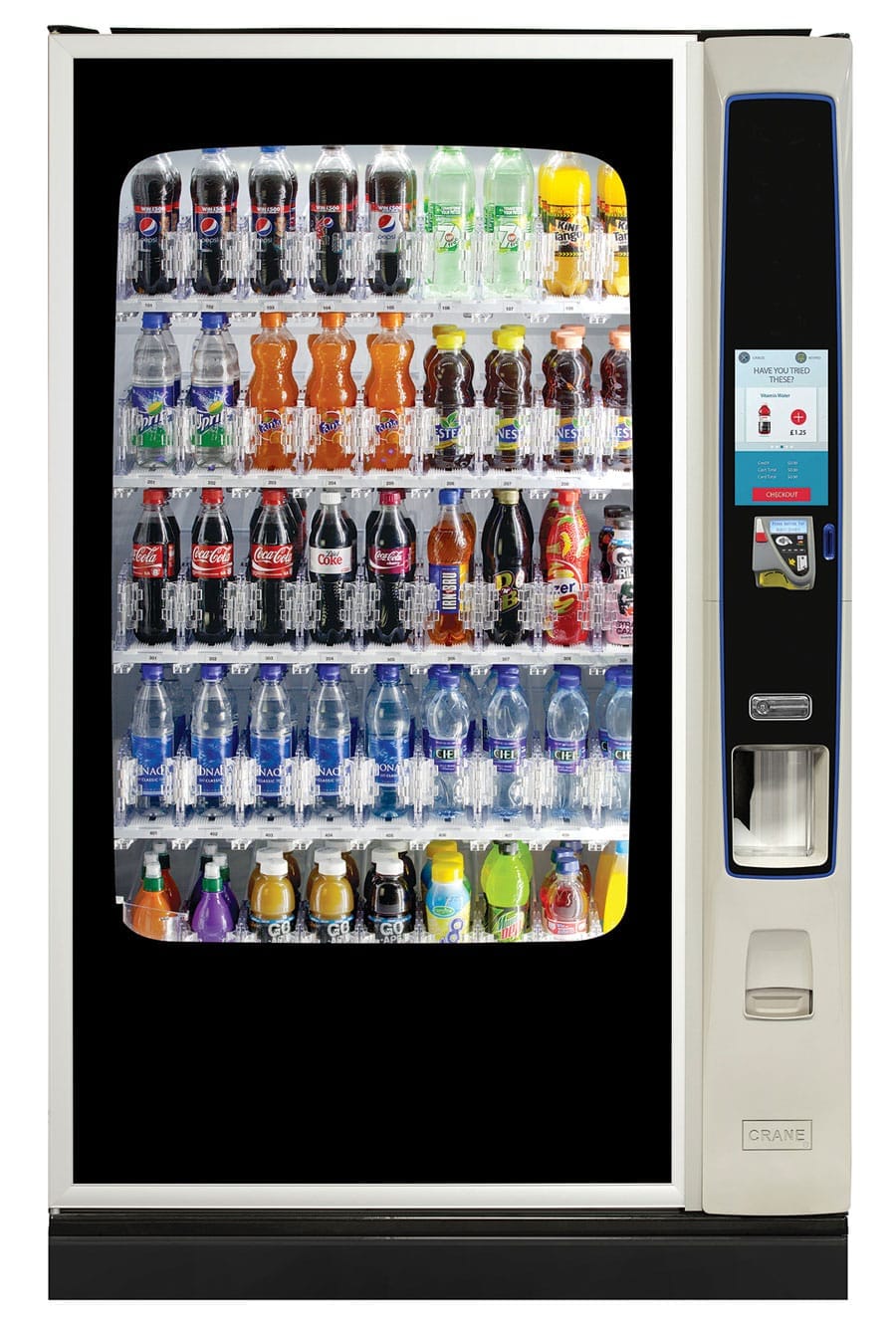 Cold beverage vending machine — Fort Lauderdale, South Florida